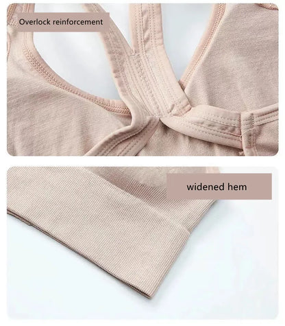 Women’s Gym Tank Top — Corset Sports Bra Push-Up Crop Top | Breathable Fitness & Running Athletic Wear