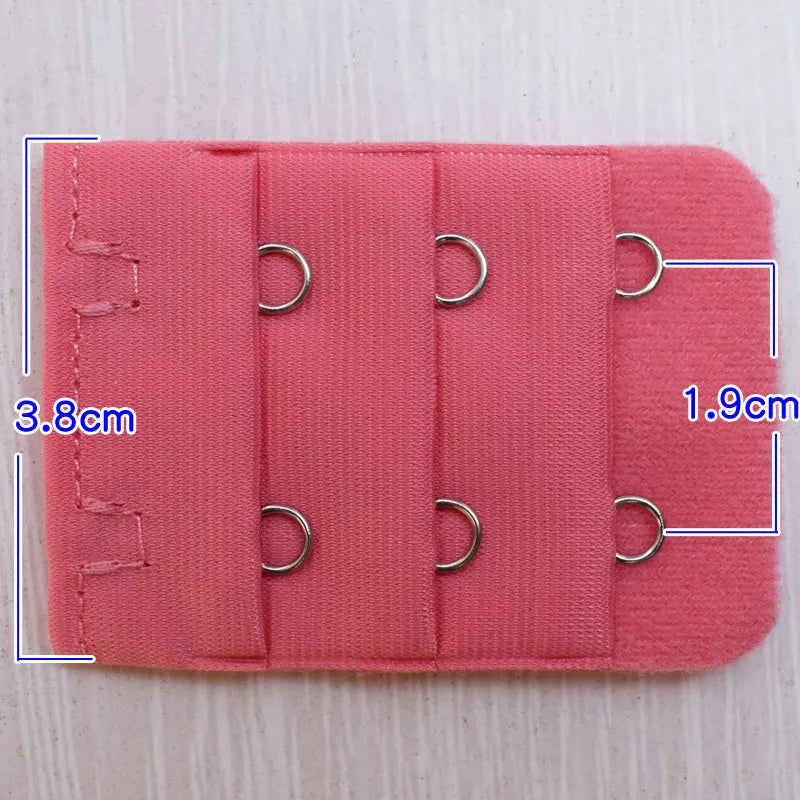 3.8cm 2-Hook Bra Extender Clip – Adjustable Back Belt Buckle for Women’s Underwear & Soft Bra Extension