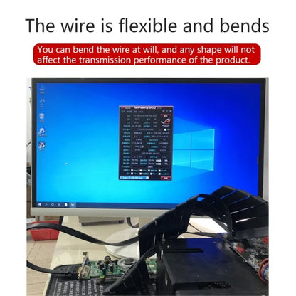 PCIe X16 GPU Riser Cable - High Speed Flexible Graphics Card Extension Adapter