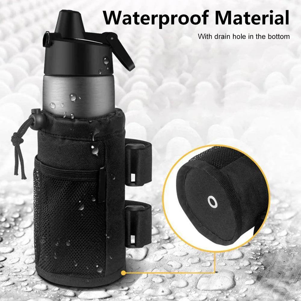 Water Bottle Pouch – Drawstring Insulated Thermal Holder Bag for Cups, Kettles, Bike Storage Pocket