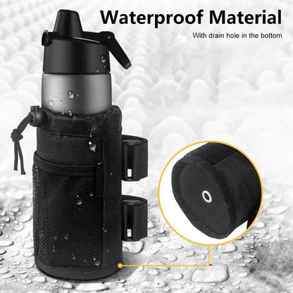 Water Bottle Pouch – Drawstring Insulated Thermal Holder Bag for Cups, Kettles, Bike Storage Pocket