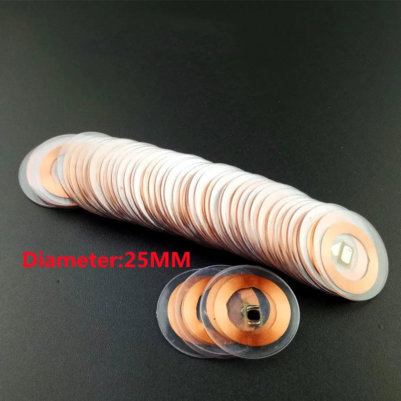 GEN2 CUID Android App NFC Coin Card – 25mm Copper Coil, Changeable UID, Rewritable 13.56MHz 1K S50 Card