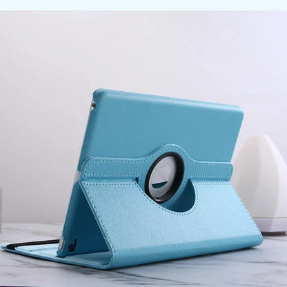 360° Rotating iPad Case - Protective Tablet Cover with Stand for iPad Pro Air 10.9 10.5 10.2 9.7 Inch Models