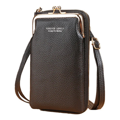 Long Women’s PU Leather Wallet – Double Zipper Tassel Clutch with Coin Purse & Card Holder