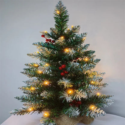 Mini Christmas Tree 45/60cm – PVC Tabletop Decorations for Family Christmas & Holiday Parties