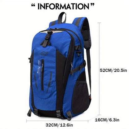 Men's Outdoor Hiking Backpack - Large Capacity, Lightweight, Waterproof Travel and Mountaineering Bag