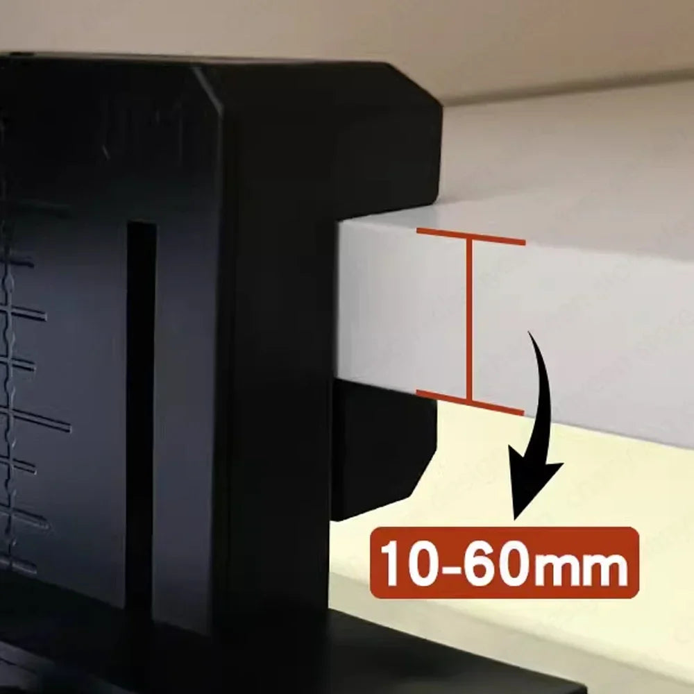 Easy Install Cabinet Door Mounting Jig – ABS Plastic Frame Clamp for Hidden Doors, Woodworking Tools