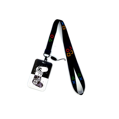 Vintage Tape ID Card Holder with Hanging Rope – Mobile Phone & Chest Card Lanyard