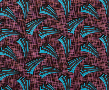 African Nigerian Batik Wax Print Fabric - High Quality Polyester Ankara Sewing Cloth A-7