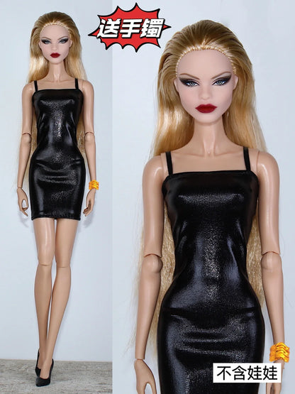 1/6 Doll Clothes Set — New Dress & Sweater Outfit for 30cm Xinyi FR ST BB Dolls, Doll House Accessories