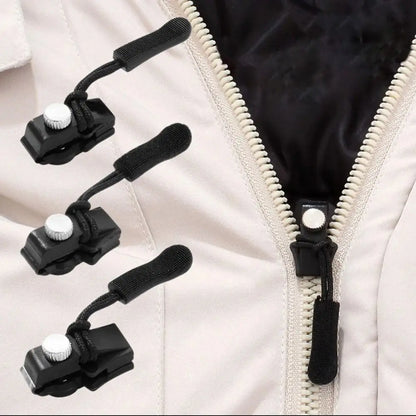 3 Size Zipper Repair Kit – DIY Removable Zipper Pull Head Replacement Tool Set for Instant Fixing of Broken Zippers & Sewing Repairs