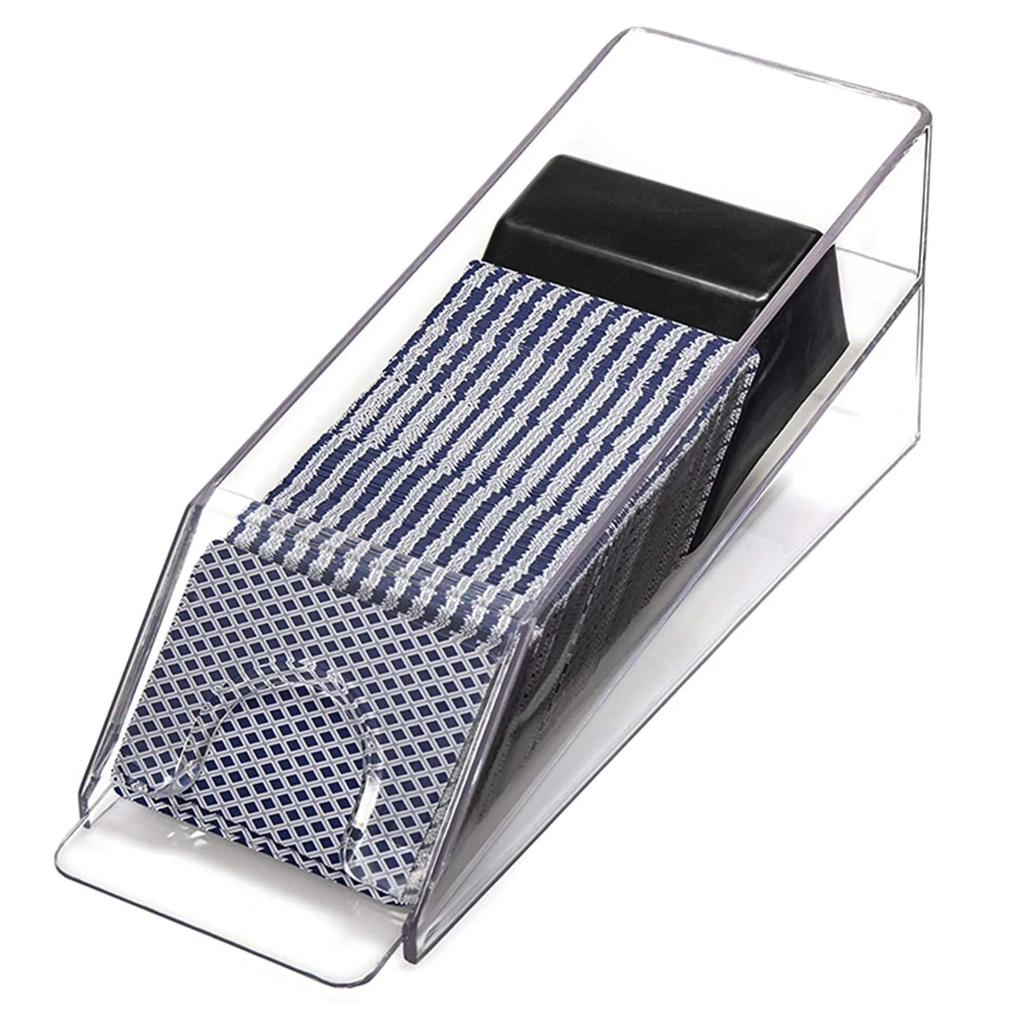 Deluxe 4-Deck Poker Shoe – Playing Card Dealing Game Accessory for Casino, Home & Garden Decor