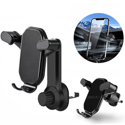 Air Vent Car Phone Holder | Gravity Lock Phone Mount | 360-Degree Flexible Adjustment | Universal Auto Stand for 4-7 Inches