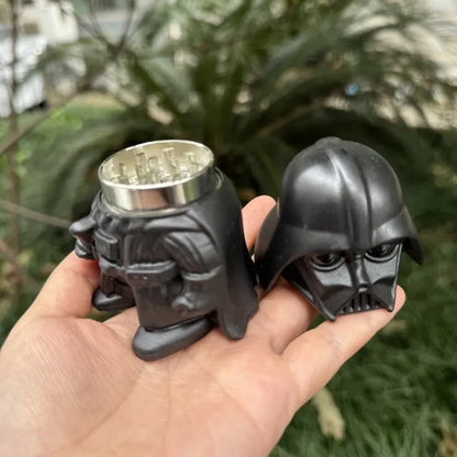 Multifunctional 3-Layer Zinc Alloy Hand Crusher – Pepper Mill Grinder for Kitchen Spices & Smoking Accessories