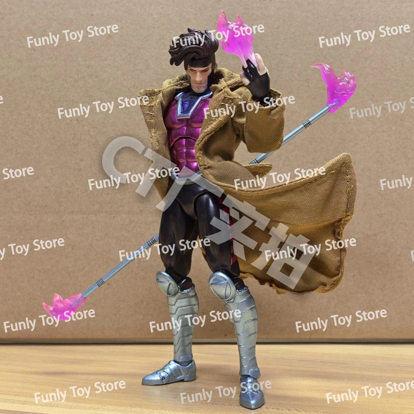 CT Toys Gambit Action Figure — Mafex 131 X-Men Wolverine Anime Collectible Figurine, Model Statue, Custom Gift for Kids
