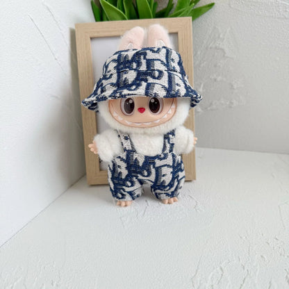 17cm Mini Plush Doll Clothes Outfit – V1 V2 V3 Labubu Strap Skirt Accessories for Kids Gifts