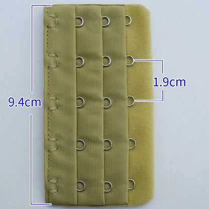 2PCS/4PCS Strap Extender Set – 3-Hook, 5-Row Adjustable Candy Color Bra Extenders for Women