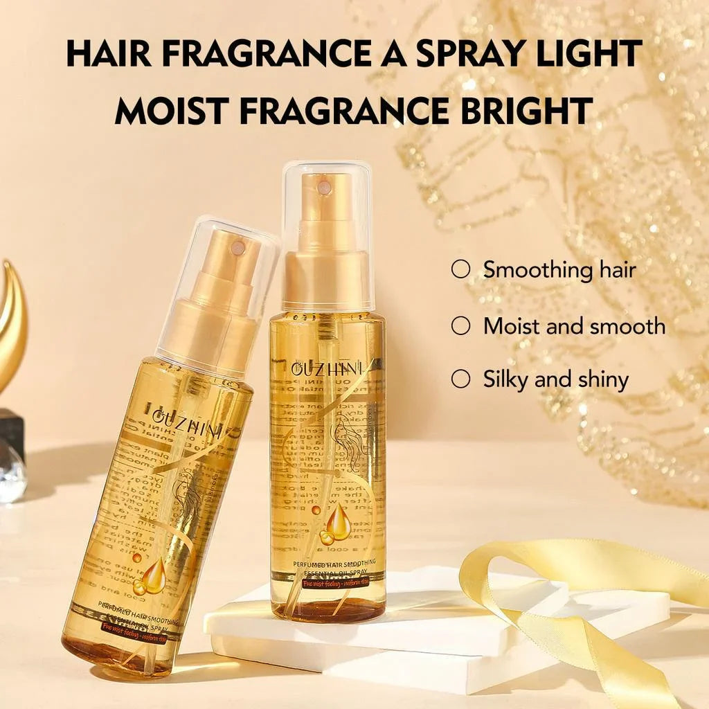 Deep Nourishing Hair Care Essential Oil Spray – Fragrant Treatment to Enhance Shine and Repair Damaged Hair