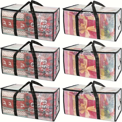 Large Transparent Storage Bag - Extra Capacity Clothes, Blanket and Moving Organizer