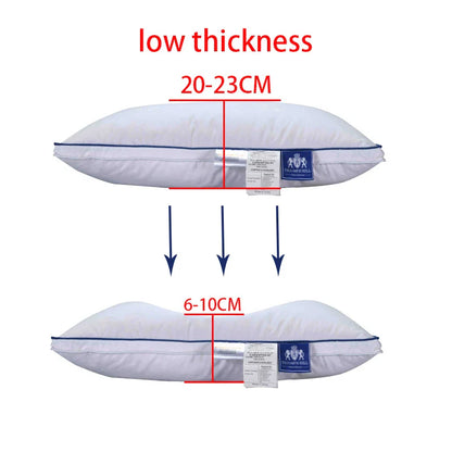 100% Goose Down Pillow – Luxury Five-Star Hotel Quality, Soft & Supportive Sleep Pillow, Single Size