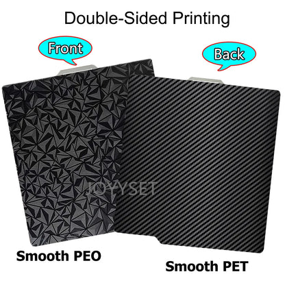 Smooth PEI Build Plate for Bambu Lab X1C, P1P, P1S & A1 – PEO/PET Heatbed Platform for 3D Printer Printing Surface