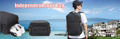 LED Locomotive Laptop Backpack — Business Travel & Outdoor Cycling Backpack with Display Screen, Unisex