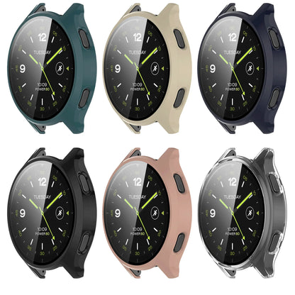 Xiaomi Watch 2 Screen Protector Case – All-Around Hard PC Bumper with Tempered Glass Protective Cover Accessories for Smartwatch
