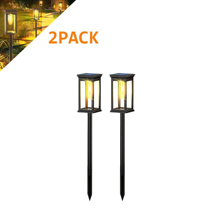 1/2/4-Pack Solar Path Lights – Waterproof Outdoor Garden Lighting for Patio, Walkways & Driveways, Warm White