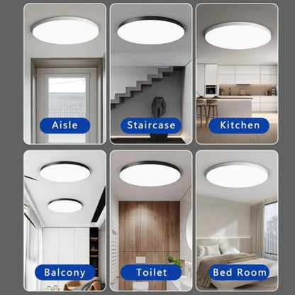 LED Ceiling Light 220V - Waterproof, Dustproof Indoor Lighting Fixture for Bedroom, Bathroom, Dining Room, Kitchen