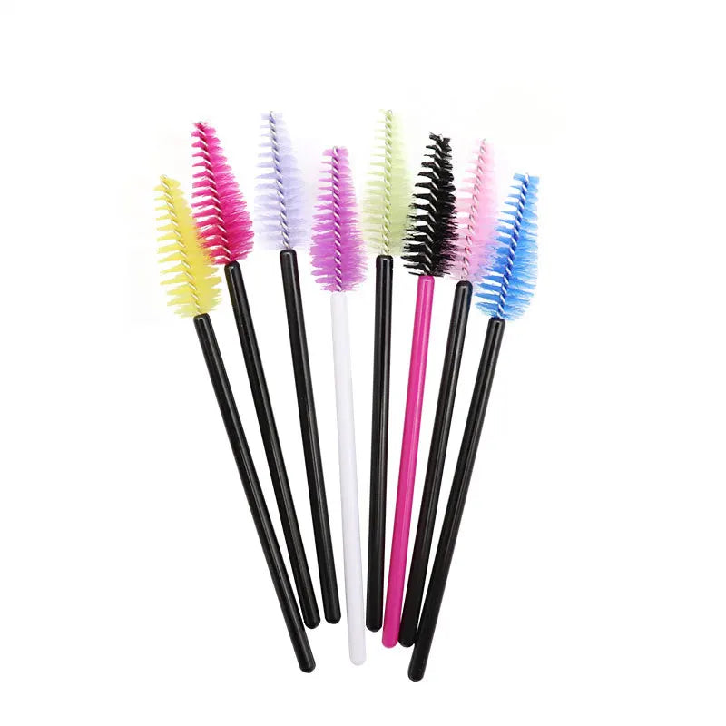 25pcs Eyelash Extension Brush Set - Mascara Wands, Micro Applicators & Spoolie Makeup Tools