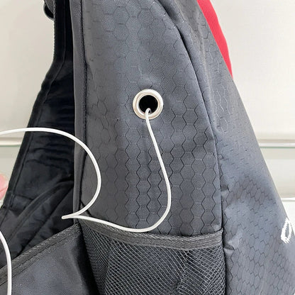 Large Capacity Chest & Crossbody Bag – Multi-Pocket Outdoor, Travel & Cycling Bag