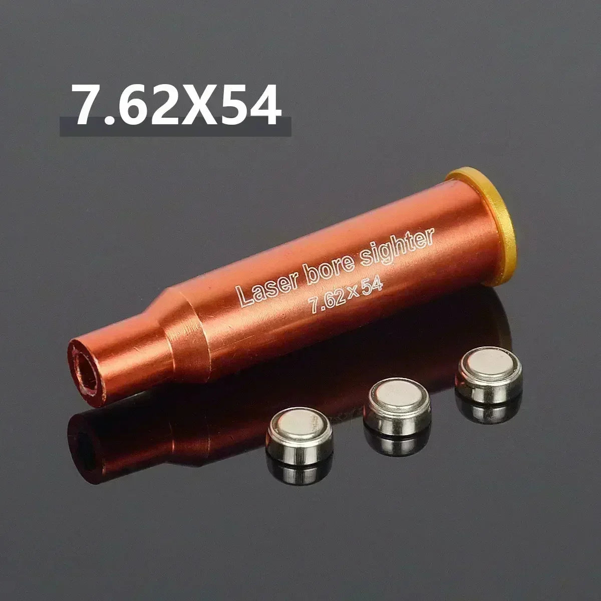 Multi-Caliber Laser Bore Sighter — 12GA, 20GA, 5.45x39, 7.62x39, 9x19mm, .223, .308, .338 Training Cartridge
