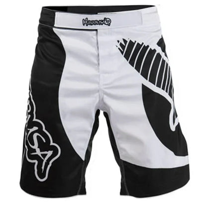 MMA Black Dragon Eagle Fight Shorts – Breathable Kickboxing Muay Thai Training Shorts, Lightweight Boxing Sports MMA Gear