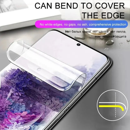 4Pcs Hydrogel Screen Protector for Samsung Galaxy S23/S22/S21/S20/S10/Ultra/Plus/FE/A14/A23/A34/A54