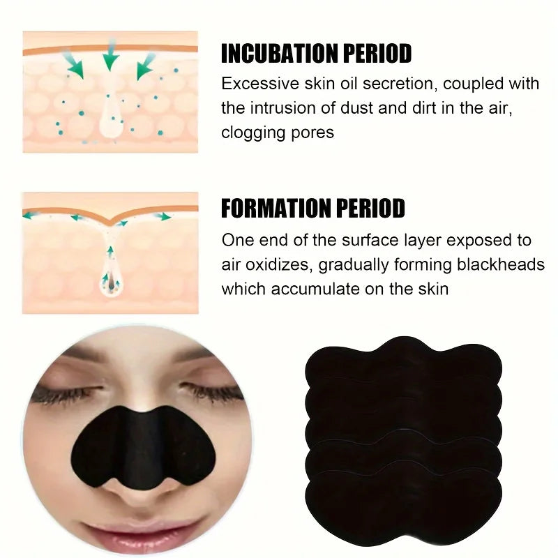Deep Cleansing Nose Strips - 10/50/100PCS Blackhead Removal Pore Cleaner Facial Care Treatment