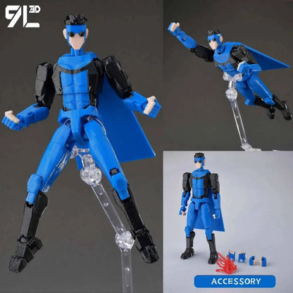 9LToyWodu Invincible Boy Action Figure – Anime Collectible Toy for Cosplay, Stop Motion & Birthday Gifts