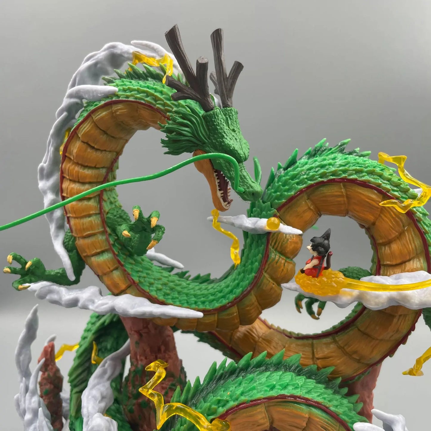 24cm Dragon Ball Anime Figure — Goku & Shenron PVC Statue for Collection & Room Decor