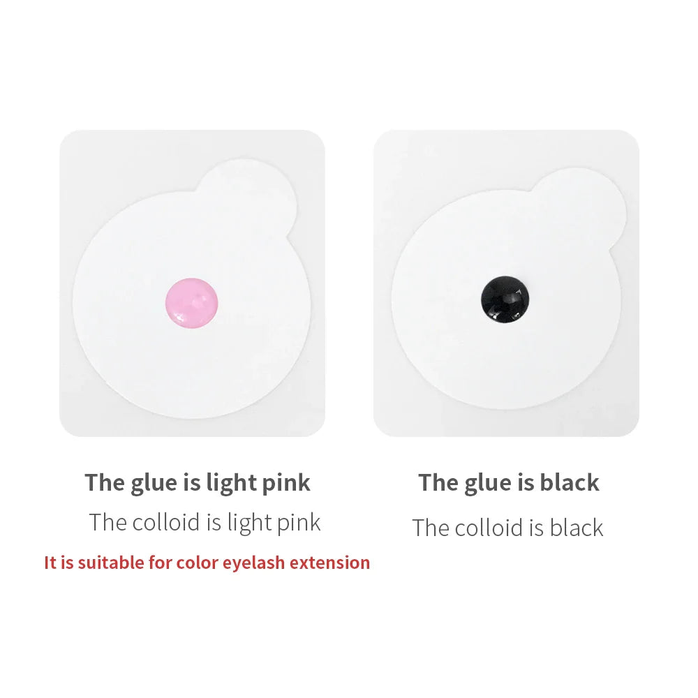 GLAMLASH Eyelash Extension Glue — 0.3-2 Sec Fast-Dry Black Adhesive for Individual False Lashes, Professional Kit