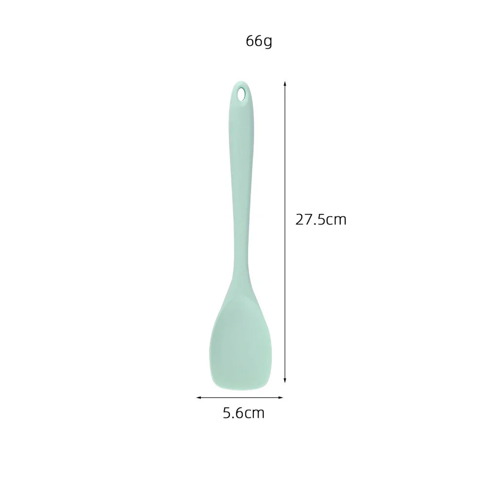 Silicone Flat Head Shovel – All-Inclusive Non-Stick Salad Spoon & Kitchen Spatula Utensil
