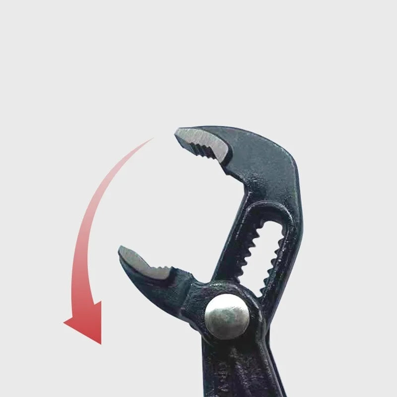 7/10/12 Inch Adjustable Water Pump Pliers – Quick-Release Pipe Wrench & Plumbing Clamp Tool for Household Repairs