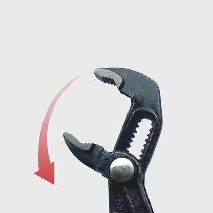 7/10/12 Inch Adjustable Water Pump Pliers – Quick-Release Pipe Wrench & Plumbing Clamp Tool for Household Repairs