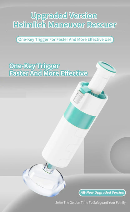 First Aid Anti-Choking Rescue Device – Automatic Airway Assist with 3 Mask Sizes for Adults & Kids, Emergency Kit