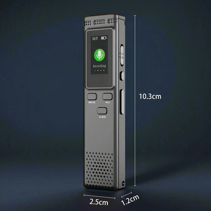 Digital Voice Recorder 64GB/16GB/8GB | Voice Activated Audio Recording, Noise Reduction, MP3 Playback, 288hrs