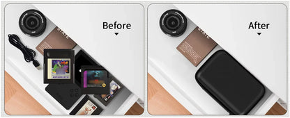 Hard Case for Analogue Pocket Handheld Console — Portable Mini Game Player Storage Bag for Game Cards