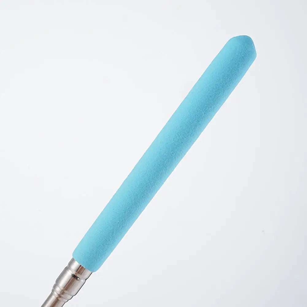 Retractable Teacher Pointer — Stainless Steel Telescopic Finger Design Stick for Classroom Teaching Supplies