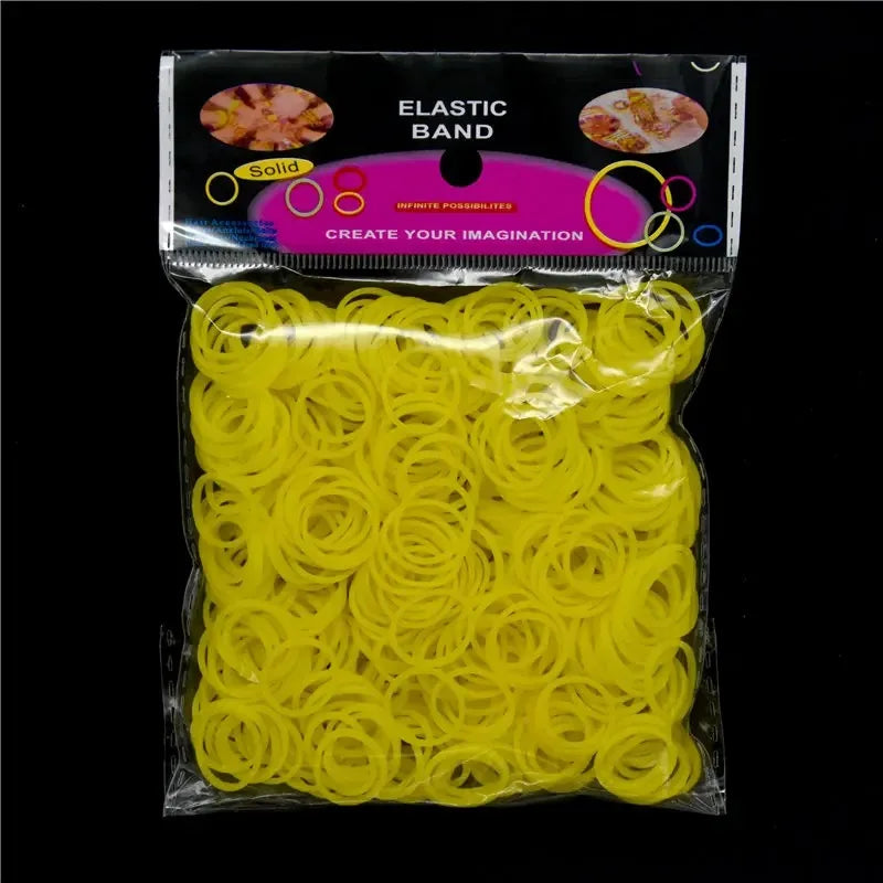 Loom Rubber Bands Refill Kit – DIY Bracelet Making Craft Set for Kids, Creative Weaving Toy Gift