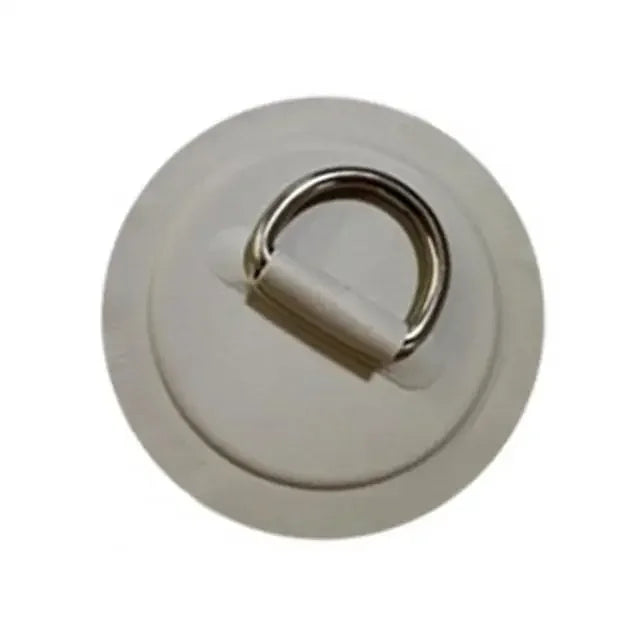 Surfboard Dinghy Boat PVC Patch – Stainless Steel D-Ring, Deck Rigging Rope Ring Buckle for Kayaking & Inflatable Boat Accessories