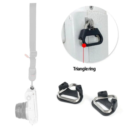 Camera Strap Split Triangle Ring Buckle Set 6Pcs — Belt Hook Replacement for Fujifilm Leica Nikon Olympus Pentax Panasonic