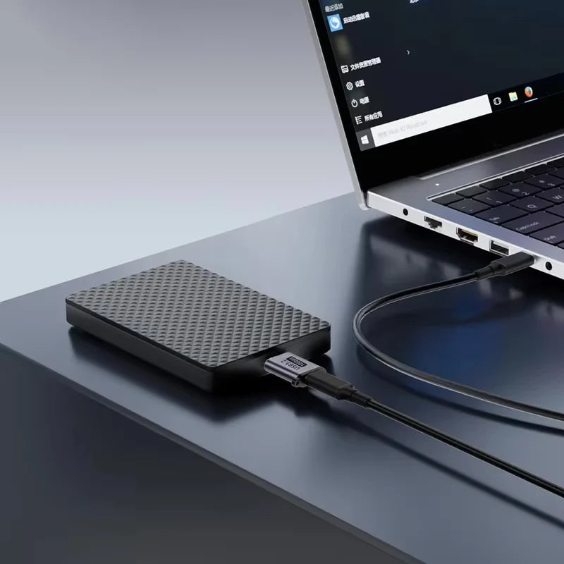 USB-C 3.0 to Micro B Adapter – Type-C Female to Micro B Male Connector for External Hard Drives, Samsung S5 & Laptop Devices