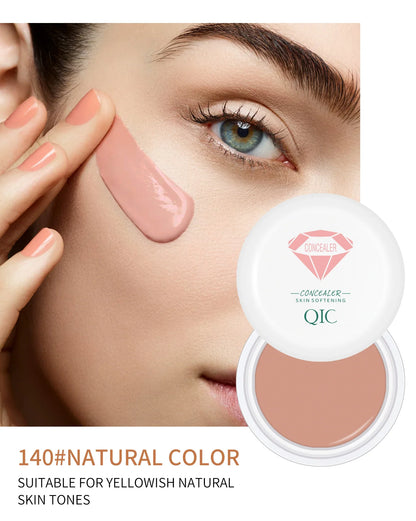 High Coverage Concealer – Anti-Dark Circle, Freckle & Long-Lasting Waterproof BB Cream Foundation for Face Makeup